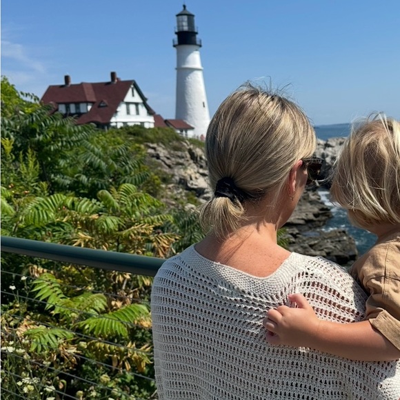 Max Studio Cream Knit Top - Picture 3 of 3